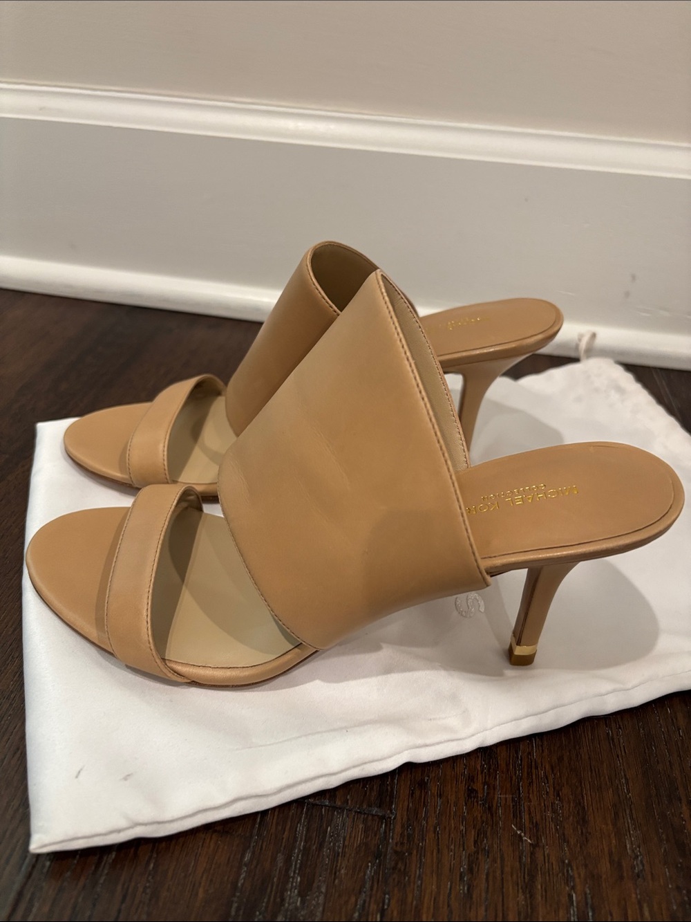 Michael Kors Collection Burnett leather mules size 40/9